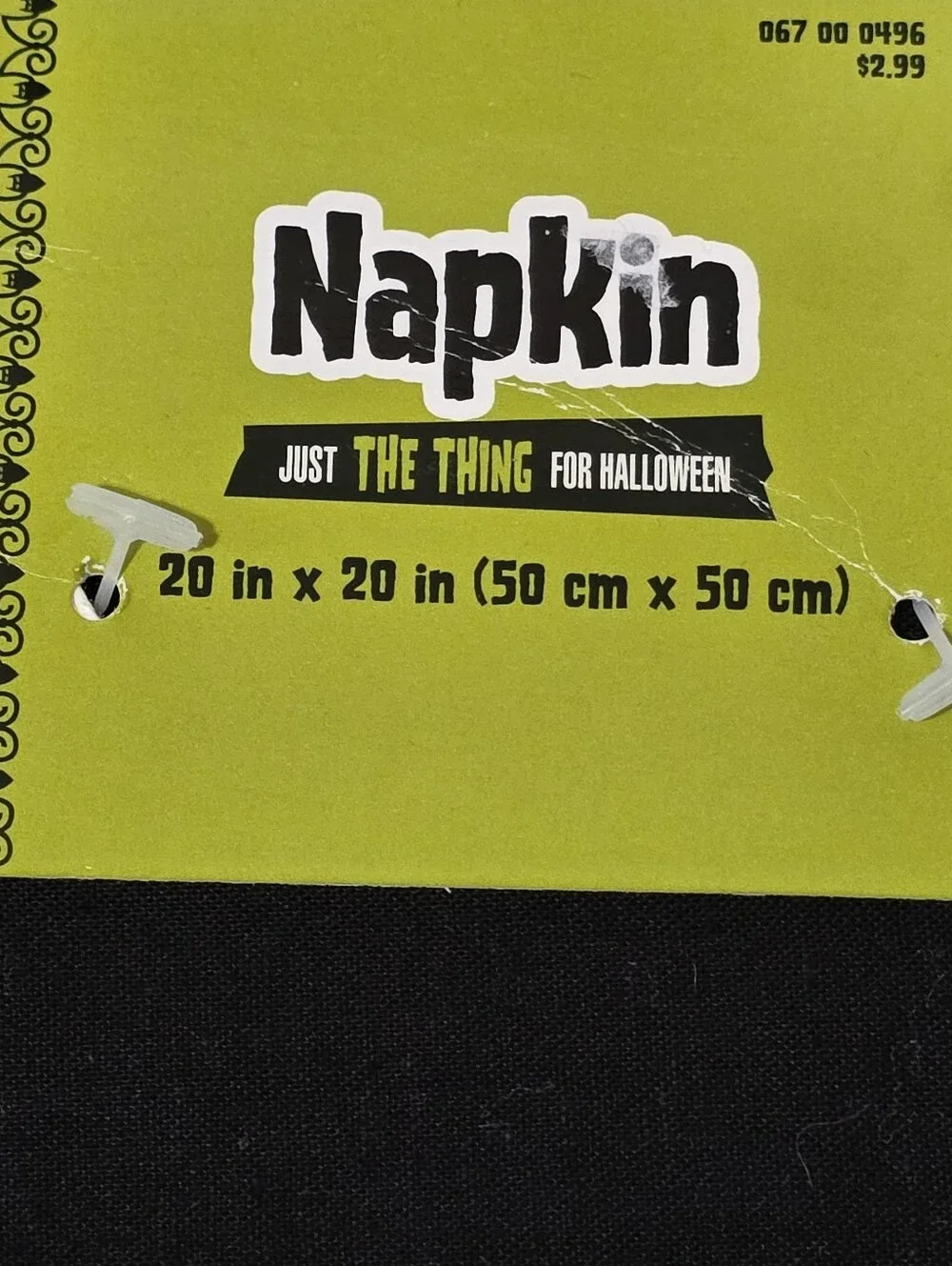 Halloween Tablecloth And 8 Matching Napkins